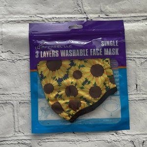 IQ Apparel Face Mask Sunflower